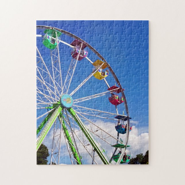 Colourful Ferris Wheel Jigsaw Puzzle (Vertical)