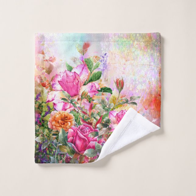 Colourful Festive Christmas  Wash Cloth (Wash Cloth)