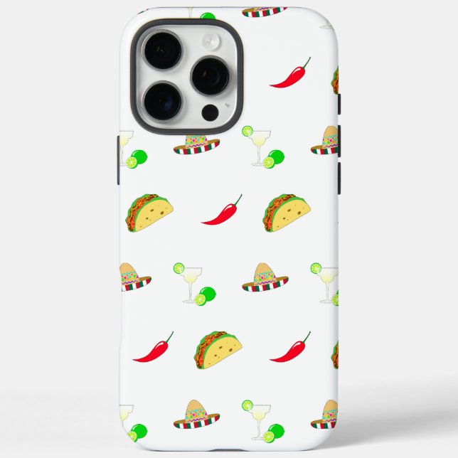 Colourful Festive Cinco de Mayo 2025 Dancing Cactu Case-Mate iPhone Case (Back)