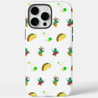 Colourful Festive Cinco de Mayo 2025 Dancing Cactu iPhone 16 Pro Max Case