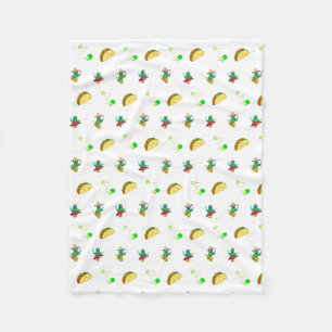 Colourful Festive Cinco de Mayo 2025 Dancing Cactu Fleece Blanket