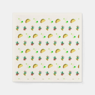 Colourful Festive Cinco de Mayo 2025 Dancing Cactu Napkin