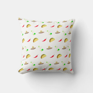 Colourful Festive Cinco de Mayo 2025 Dancing Cactu Throw Pillow