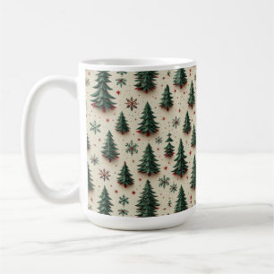 Colourful Festive Pattern Coffee Mug