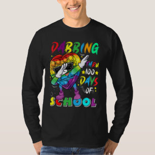 Colourful Fidget Toy Dabbing Thru 100 Days Of Scho T-Shirt