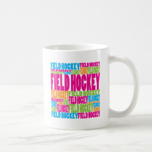 Colourful Field Hockey Coffee Mug