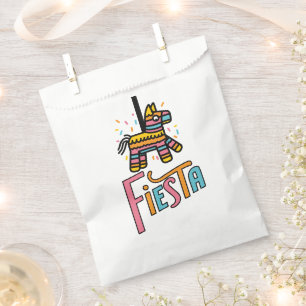 Colourful Fiesta Piñata Festive  Favour Bag