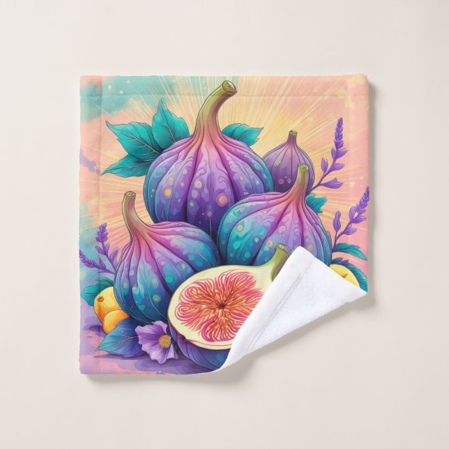 Colourful fig wash cloth (Wash Cloth)