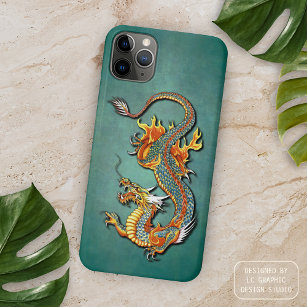 Colourful Fire Dragon Tattoo Art iPhone 11 Pro Max Case