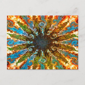 Colourful Fires Postcard