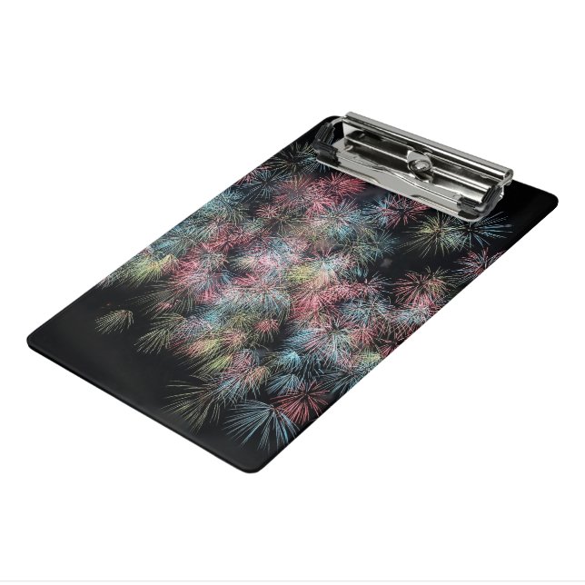 Colourful Firework... Mini Clipboard (Angled3)