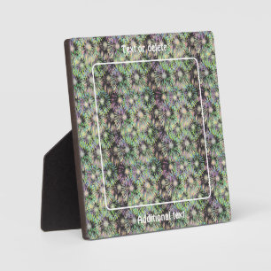 Colourful Fireworks Create Your Own Photo Plaque