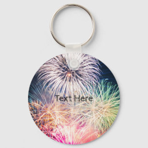 Colourful Fireworks Keychain