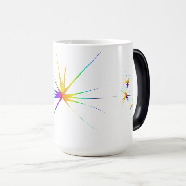 Colourful Fireworks Magic Mug (Front Right)