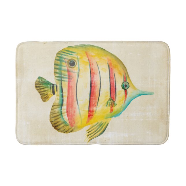 Colourful Fish Bath Mat (Front)