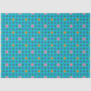 Colourful Fish Custom Polka Dots Tissue Paper