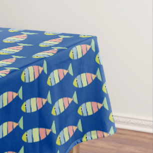 Colourful Fish Design Tablecloth