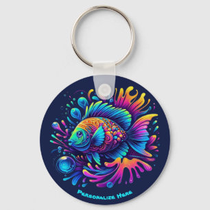 Colourful Fish Keychain