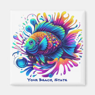 Colourful Fish Magnet