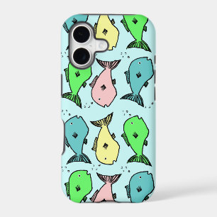 Colourful Fish Phone Case - Horizontal Design