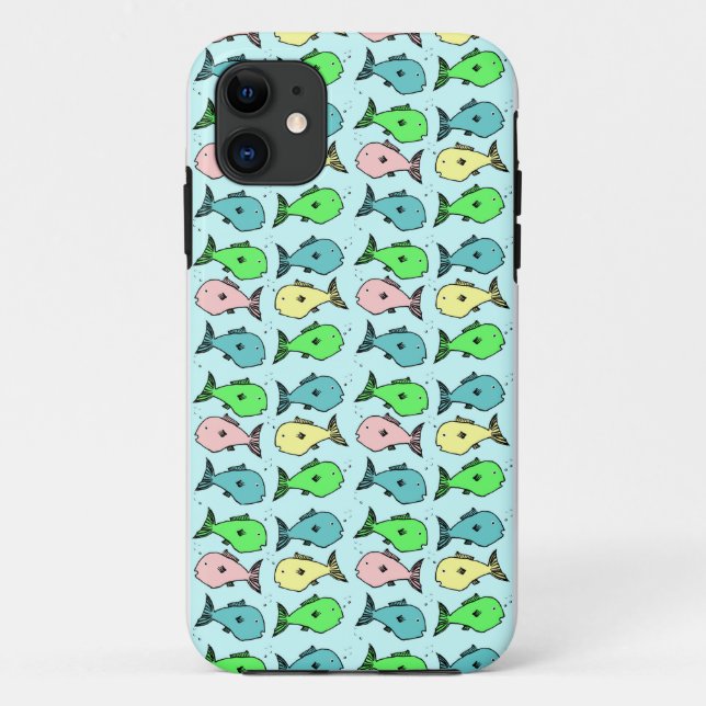 Colourful Fish Phone Cover (Back)