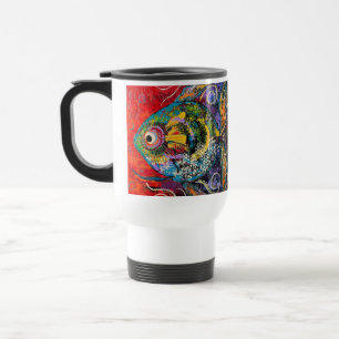 Colourful Fish Travel Mug