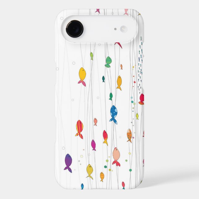 colourful fishies Case-Mate iPhone case (Back)
