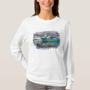 Colourful fishing boats in the Harbour of T-Shirt
