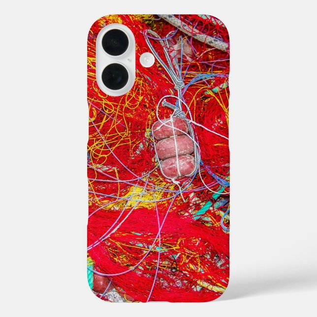 Colourful fishing nets Case-Mate iPhone case (Back)