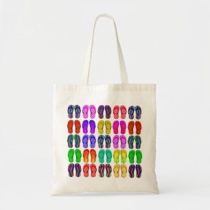 Colourful Flip Flops Beach Bag