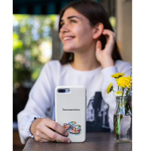 colourful flips flops watercolor customizable iPhone 11 case