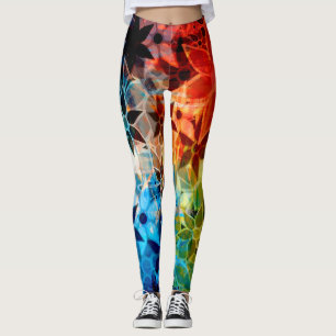 Colourful Floral #4 Leggings