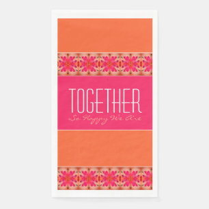 Colourful Floral Accented Napkin