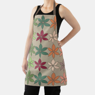 Colourful Floral  Apron