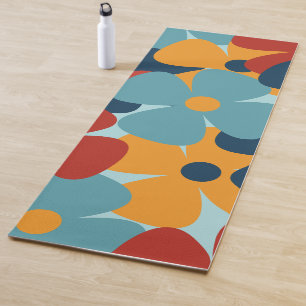 Colourful Floral  B Yoga Mat
