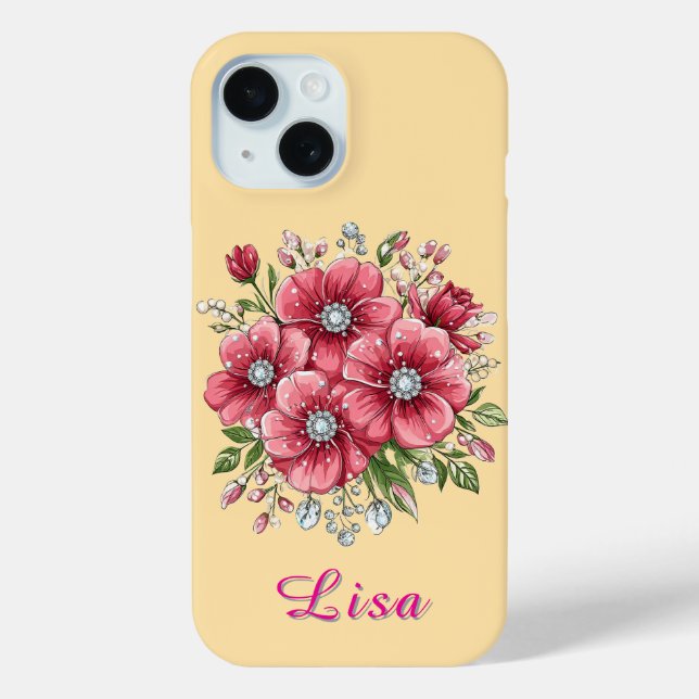 Colourful Floral Bouquet Case-Mate iPhone Case (Back)