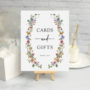 Colourful Floral Cards and Gifts Poster