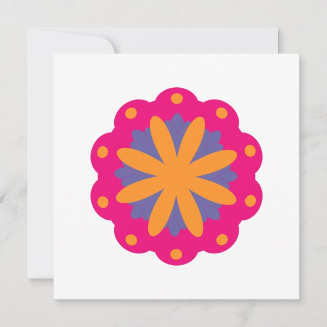 colourful floral circle shapes (Front)