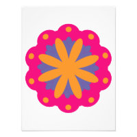 colourful floral circle shapes
