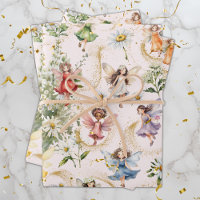 Colourful Floral Cute Pixie Fairies Glitter Dust