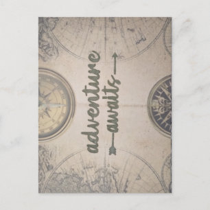 Colourful floral design  postcard