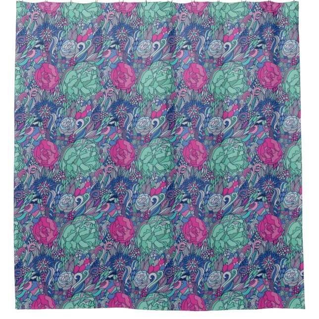 Colourful Floral Doodle Pattern (Front)