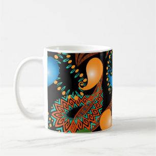 Colourful floral ethnic 3d Paisley seamless patter Coffee Mug