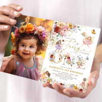 Colourful Floral Fairy First Birthday Garden Party
