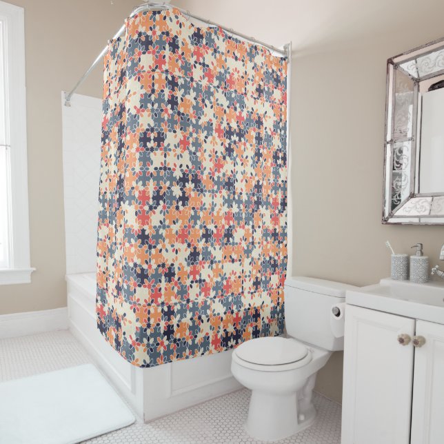 Colourful Floral Geometric Seamless Pattern  (In Situ)