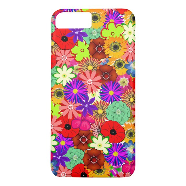 Colourful floral illustration Case-Mate iPhone case (Back)