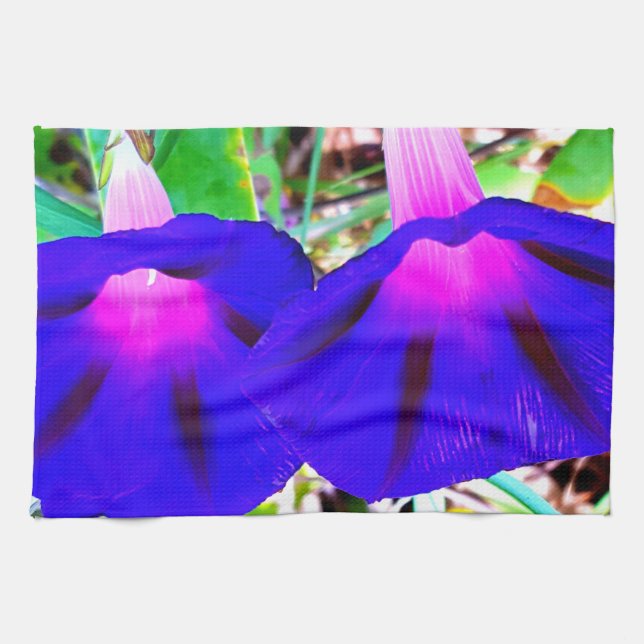 Colourful Floral Kitchen Towel (Horizontal)