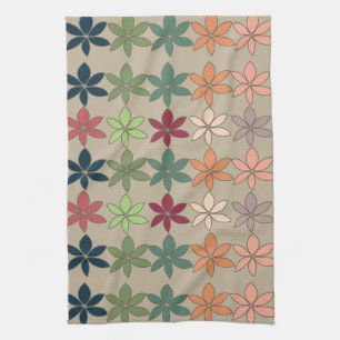 Colourful Floral  Kitchen Towel