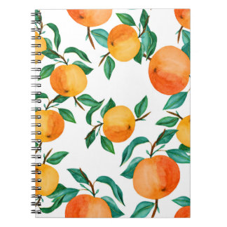 Colourful Floral Mix: Watercolor Illustration. Notebook