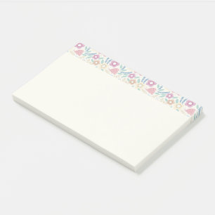 Colourful floral Notes Design